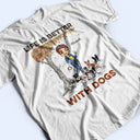Just A Girl Who Loves Dogs - Gift For Dog Lovers - Personalized Custom T Shirt