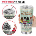 Dear Mom Thank You For Teaching Me How To Be Strong - Mother Gift - Personalized Custom Tumbler