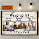 Custom Photo Family Couple Husband Wife This Is Us Photo Gift Custom Poster, Anniversary, Wall Pictures, Wall Art, Wall Decor