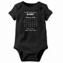 New Dad,New Mom,Gift For Father,Gift For Mother,Happy,Top Market,Top Market,Calendar - Calendar The Day You Became My Daddy Mommy - Personalized Combo T Shirt And Baby Onesie