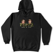 Gift For Father,Gift For Grandpa - Camo Papa Title - Personalized T Shirt