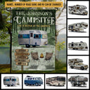 Camping Life Is Better At The Campsite Custom Flag
