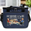 Gift For Couples,Gift For Husband,Gift For Wife,Gift For Boyfriend,Gift For Girlfriend,Camping,Love - Camping Partners For Life - Personalized Lunch Bag, Cooling Tote