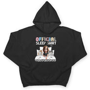 Gift For Women,Cat Lovers,Cat Mom,Pet Lovers,Pet Mom - Cat Mom Official Sleep Shirt - Personalized T Shirt
