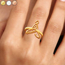 Gift For Women,Gift For Mother,Love,Gift For Grandma - Celtic Motherhood Symbol - Personalized Custom Shaped Ring