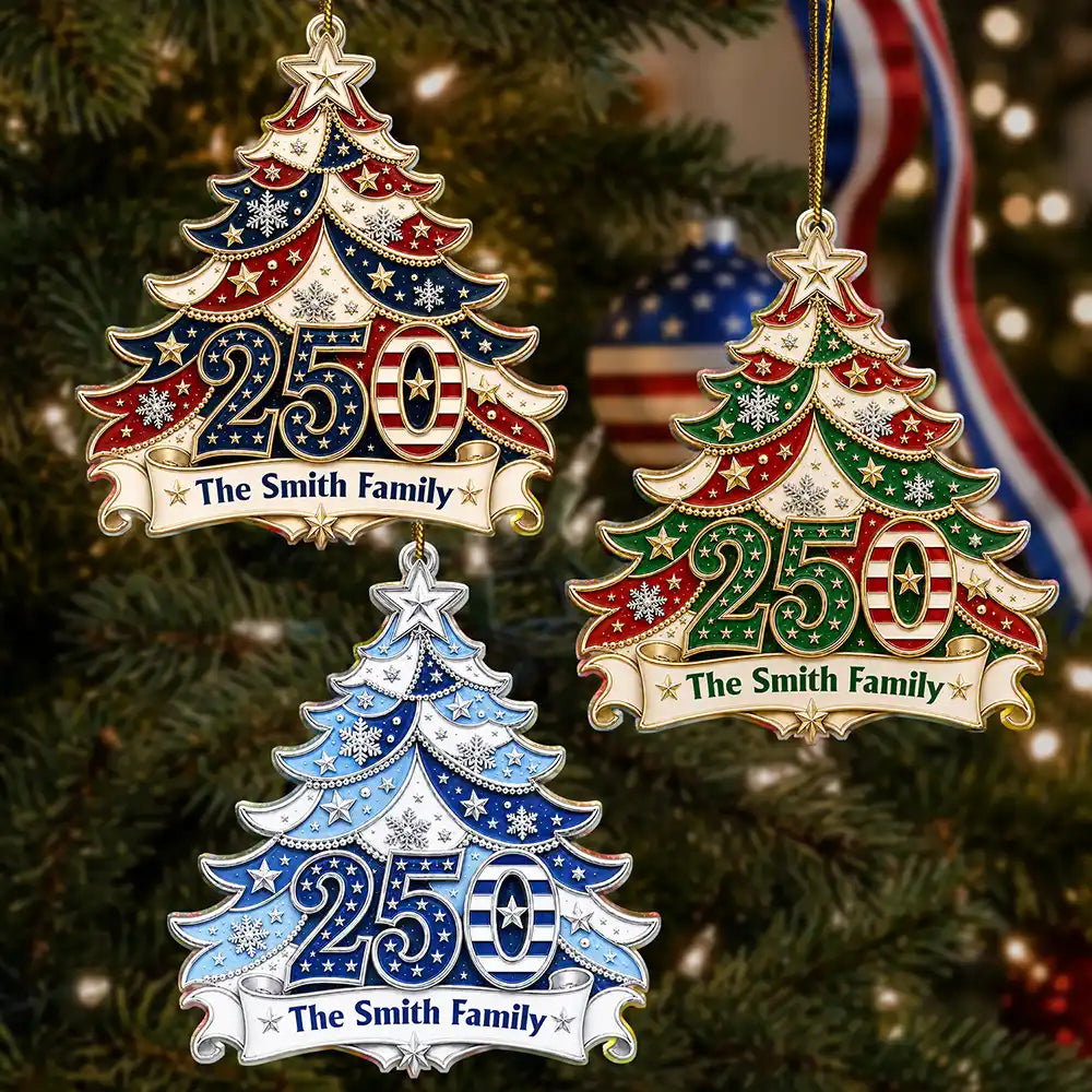 Christmas Home For The Holidays - Personalized Custom Shaped Acrylic Ornament