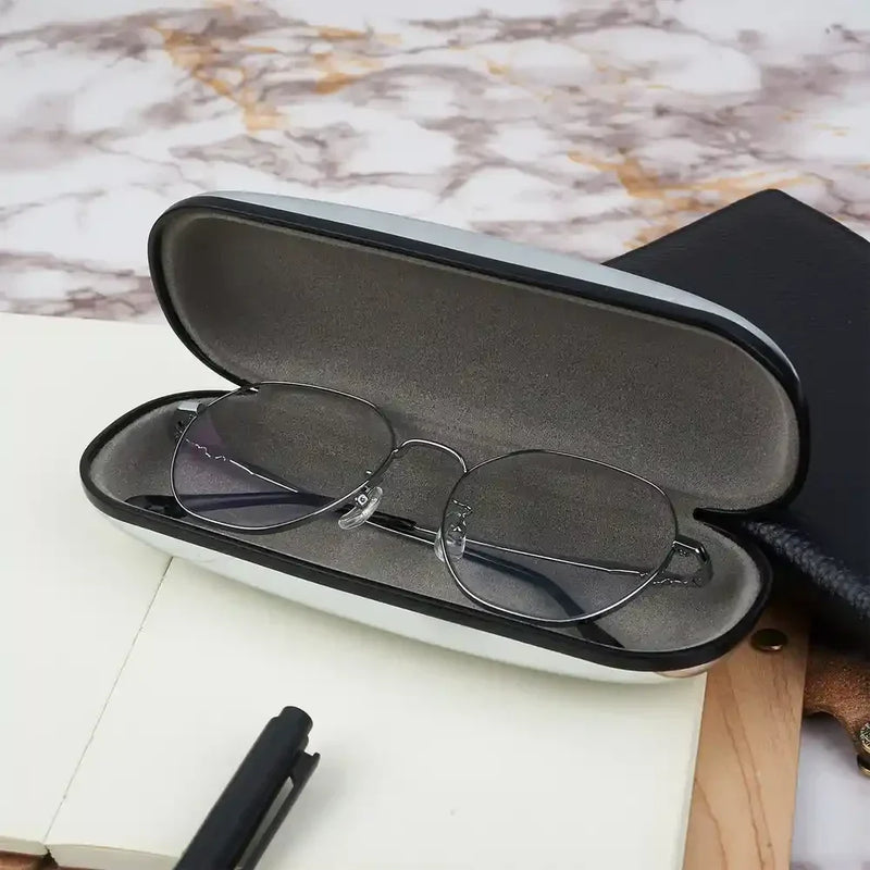 Just One More Chapter Book Lovers - Personalized Chrome Glasses Case Box