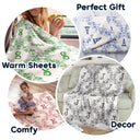 Christmas, Gift For Yourself - Classic Toile Floral Monogram - Personalized Fleece Blanket, Sherpa Blanket
