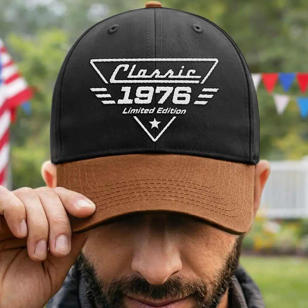 Classic Year Limited Edition - Personalized Embroidered Two Tone Cap