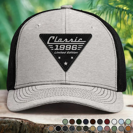 Classic Year Limited Edition - Personalized Leather Patch Hat