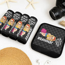Travel, Happy, Gift For Yourself, Summer - Collect Moments Not Things - Personalized Luggage Handle Wrap