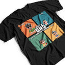 Gift For Father,Gift For Grandpa,Dad - Children,Happy - Comic Style Just A Dad And His Girl - Personalized T Shirt