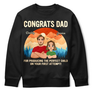 Gift For Father,Dad,Children - Congratulations Dad On Producing The Perfect Child - Personalized T Shirt
