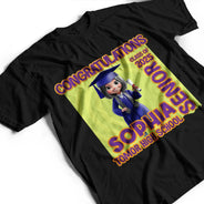 Graduation,Happy - Congratulations Glass Of - Personalized T Shirt