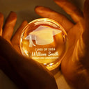 Gift For Yourself,Gift For Women,Gift For Men,Graduation,Happy,Top Market - Congratulations Graduate - Personalized Crystal Globe Lamp