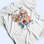 Gift For Grandma,Gift For Mother - Coquette Bow Best Mom Ever - Personalized T Shirt