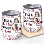 Gift For Sisters,Gift For Bestie,Happy,Gift For Women - Corks Are For Quitters - Personalized Wine Tumbler