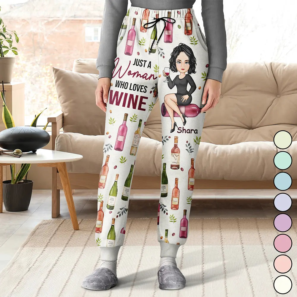 Top Market,Gift For Yourself,Gift For Women,Gift For Bestie,Gift For Sisters,Happy,Christmas - Corks Are For Quitters Cartoon Slay Girl - Personalized Sweatpants