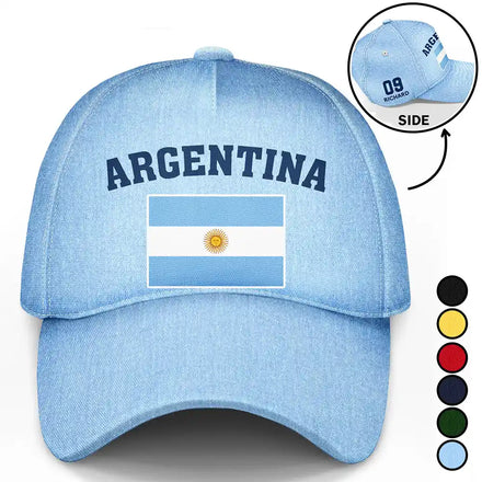 Country Flags Soccer Ball - Personalized Classic Cap