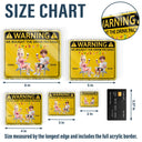 Cruising,Beach,Gift For Couples,Gift For Husband,Gift For Boyfriend,Funny,Vector,Humorous - Couple Cruising Warning We Bought The Drink - Personalized Acrylic Magnet