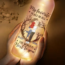 Gift For Couples, Gift For Husband, Gift For Boyfriend, Gift For Girlfriend, Gift For Wife - Couple Favorite Place In All The World - Personalized Bottle Light