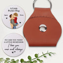Gift For Couples,Gift For Women,Gift For Men,Gift For Husband,Gift For Wife,Gift For Boyfriend,Gift For Girlfriend,Love,Top Market - Couple I Love You Now And Always - Personalized Leather Pocket Hug