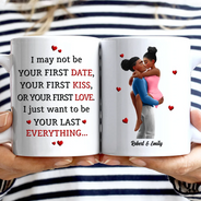 Gift For Couples,Gift For Women,Gift For Men,Gift For Wife,Gift For Husband,Gift For Boyfriend,Gift For Girlfriend,Love,Top Market - Couple I Want To Be Your Last Everything - Personalized Mug
