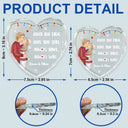 Christmas, Gift For Couples, Gift For Husband, Gift For Wife, Gift For Boyfriend, Gift For Girlfriend, Happy - Couple Loved You Then Love You Still - Personalized Heart Shaped Glass Ornament