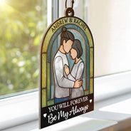 Gift For Couples, Gift For Wife, Gift For Husband, Gift For Boyfriend, Gift For Girlfriend, Love - Couple You & Me We Got This - Personalized Window Hanging Suncatcher Ornament