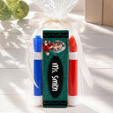Back To School,Teacher,Proud,Vector - Crayon Name Teacher Glitter Effect - Personalized Whiteboard Eraser & Marker Set