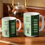 Gift For Wife,Gift For Girlfriend,Gift For Yourself,Gift For Women,Gift For Aunt,Gift For Mother,Gift For Grandma,Gift For Daughter,Gift For Sisters,Gift For Bestie,Happy,Christian - Created With A Purpose Birth Month Flower - Personalized White Edge-to-Edge Mug