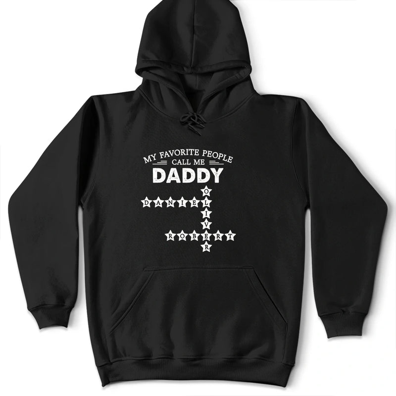 Crossword My Favorite People Call Me - Personalized T Shirt