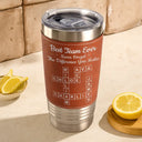 Gifts For Colleagues, Gift For Bestie, Happy - Crossword Best Team Ever Scrabble - Personalized Leather Tumbler