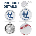 Gifts For Colleagues, Gift For Bestie, Happy - Crossword Best Team Ever Scrabble Name - Personalized Plastic Pinback Button