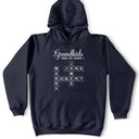 Gift For Grandma,Gift For Mother,Gift For Women,Happy,Top Market - Crossword My Favorite People Call Me - Personalized T Shirt