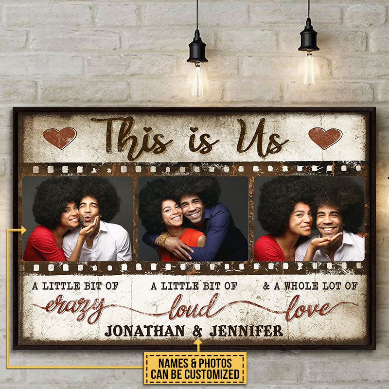 Custom Photo Couple This Is Us, Couple Gift, Wall Pictures, Wall Decor, Custom Poster
