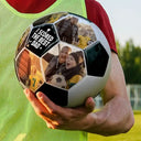 Gift For Father,Sport Dad - Custom Photo I Scored The Best Dad - Personalized Soccer Ball