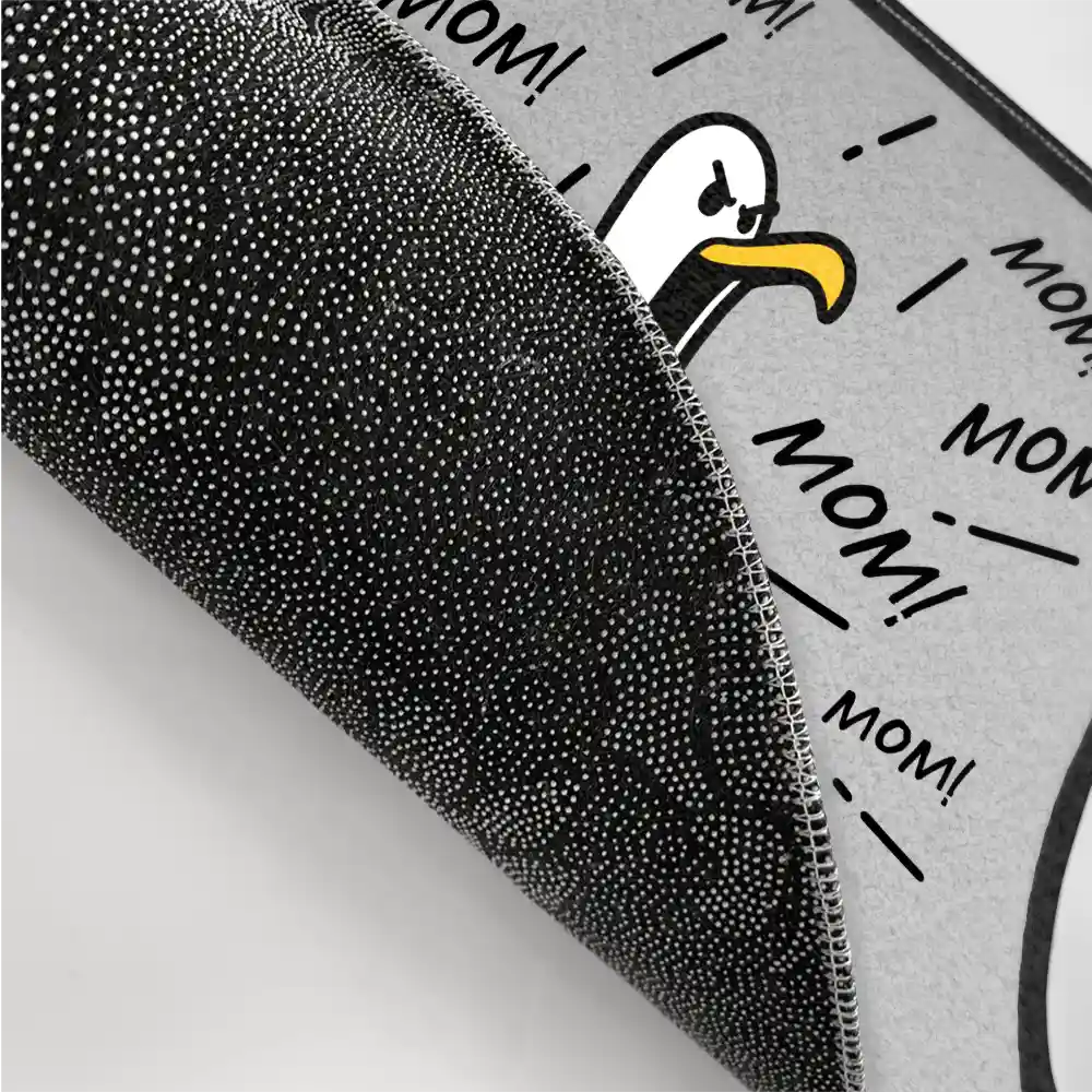 Gift For Grandpa,Gift For Father,Dad - Children,Grandpa - Grandkids,Mom - Children,Gift For Mother,Teacher,Non-Eng,Icon,Humorous - Funny Screaming Seagull - Personalized Doormat