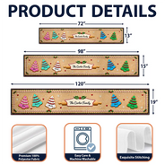 Sentimental,Christmas,Family,Icon - Custom Family Christmas Cookie - Personalized Table Runner
