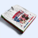America 250th, Custom Photo, Independence Day, Art Design, Pet Lovers, Playful, Photo - US Theme Accessories 3D Cartoon - Custom Photo 3D Cartoon With US Accessories Proudly Pawtriotic 250 Years Of Freedom - Personalized T Shirt