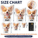 Adorable,Art Design,Pet Lovers,Photo - 3D Chibi Adorable Pet - Custom Photo 3D Chibi Pet Dog Cat With Name - Personalized Acrylic Magnet