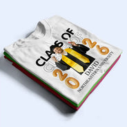 Graduation,Gift For Women,Gift For Men,Gift For Yourself,Gift For Daughter,Gift For Son,Gift For Sisters,Gift For Brothers,Gift For Bestie - Custom Photo A New Chapter Begins Graduation - Personalized T Shirt