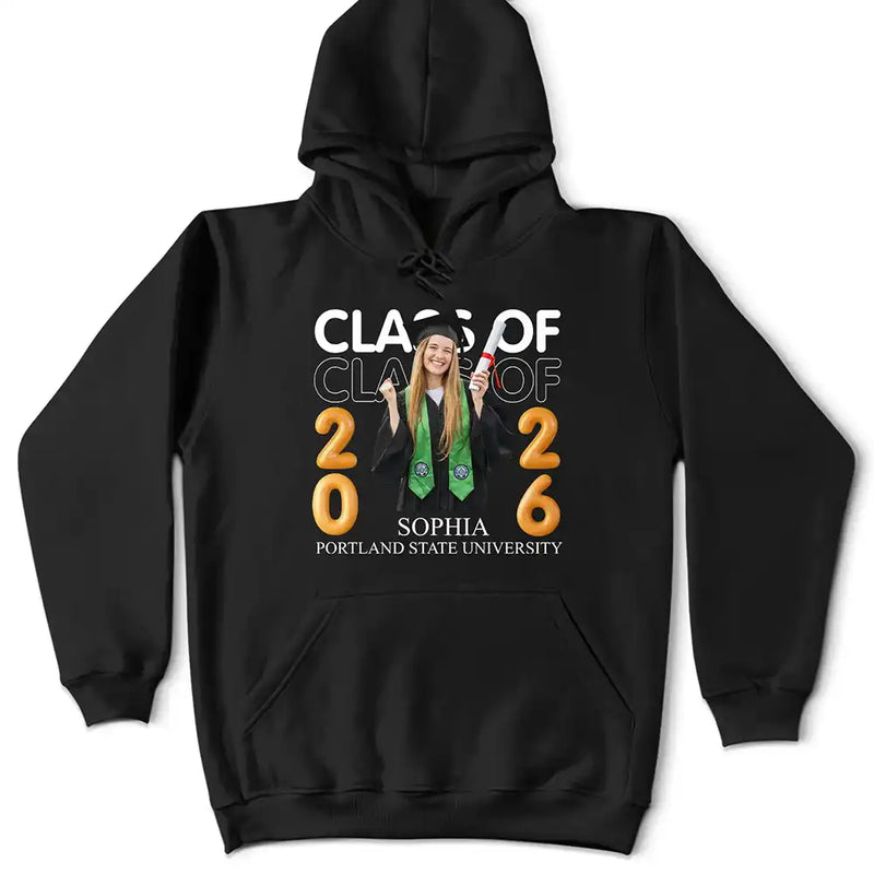 Graduation,Gift For Women,Gift For Men,Gift For Yourself,Gift For Daughter,Gift For Son,Gift For Sisters,Gift For Brothers,Gift For Bestie - Custom Photo A New Chapter Begins Graduation - Personalized T Shirt