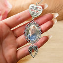 Graduation,Gift For Yourself,Custom Photo,Memorial,Sad - Custom Photo Across The Stage Know I'm Right There - Personalized Graduation Tassel Charm
