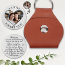 Dad - Daughters (Adult),Gift For Daughter,Mom - Daughters (Adult),Dad - Sons,Mom - Sons,Gift For Son,Love,Custom Photo - Custom Photo All The Fears You Have Overcome - Personalized Leather Pocket Hug