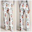Gift For Father,Sport Dad,Dad's Hobby,Golf - Custom Photo Best Dad Papa By Par Funny Kids - Personalized Pajama Pants