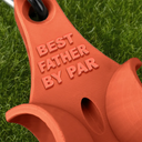 Funny,Golf,Sport Dad,Gift For Husband,Gift For Men,Gift For Yourself,Gift For Grandpa,Dad's Hobby,Grandma's Hobby,Gift For Father - Custom Photo Best Daddy By Par - Personalized 3D Printed Golf Ball Tee Holder