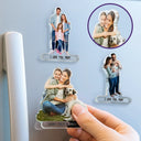 Gift For Mother,Mom - Daughters (Adult),Mom - Daughters (Young),Mom - Sons,Mom - Children,Love,Non-Eng - Custom Photo Best Mom Ever - Personalized Acrylic Fridge Magnet