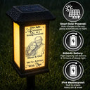 Art Design,Christmas,Sympathetic,Family,Memorial,Photo - Pencil Sketch - Bold - Custom Photo Bold Sketch Memorial I'm Always With You - Personalized Solar Garden Light