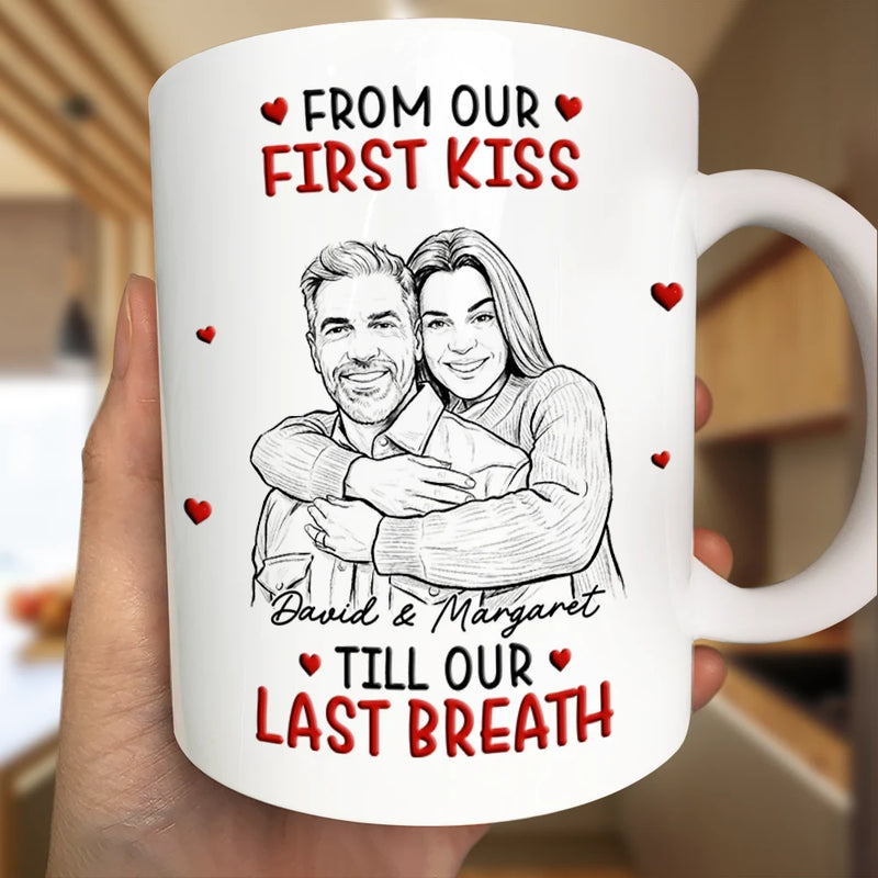 Gift For Husband,Gift For Couples,Custom Photo,Romantic,Upload Full Photo,Calendar - Custom Photo Calendar Together And Forever Yours - Personalized Mug